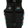 JETPILOT X1 BOYS YOUTH ECO VEST - BLACK/MULTI